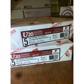 Nekoosa 2 Reams Nekoosa U20 5-Part Carbonless 8.5 x 11 Pre-collated 1000 Sheets 38071