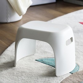 Lifestyle bathroom non-slip bath chair movable simple footrest, high type / 생활살림 욕실 미끄럼방지 목욕 의자 이동식 간이 발받침대, 높은형