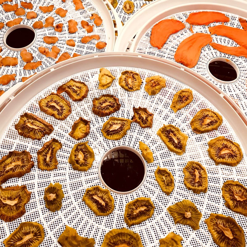(8 Pack) Round Silicone Dehydrator Sheets, Dostk Premium Non Stick