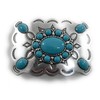 UmjuBELT Lima Belt Clasp Turquoise Silver Western Design with Turquoise