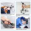 Holdly Multi-Functional Angle Stop Wrench Kit - Plumbing Tools for