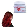 Tintes Fantasia Para Cabello Semipermanente Sin Amoniaco Tono Rojo Radiante