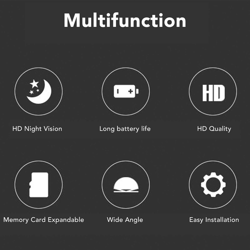 Mini Security Camera WiFi Hotspot Wide Angle Infrared Night Vision