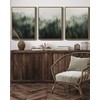 SHENIFY Green Fog Pine Tree Forest Canvas Wall Art 11x14in