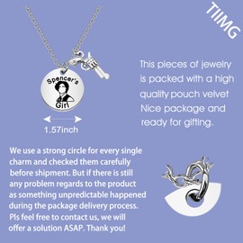 Spencer's Girl Gift TV Show Inspired Gift for Fans Fandom, S, Metal, NA UNKNOW, Metal, NA UNKNOW