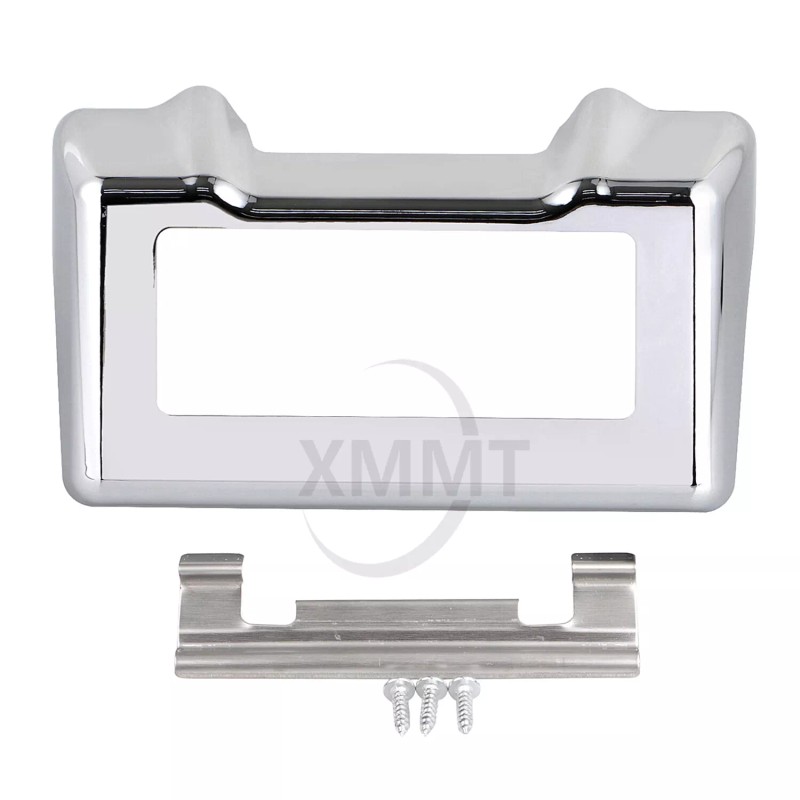 Unbranded Chrome Oil Cooler Cover For Harley Touring Trike Road