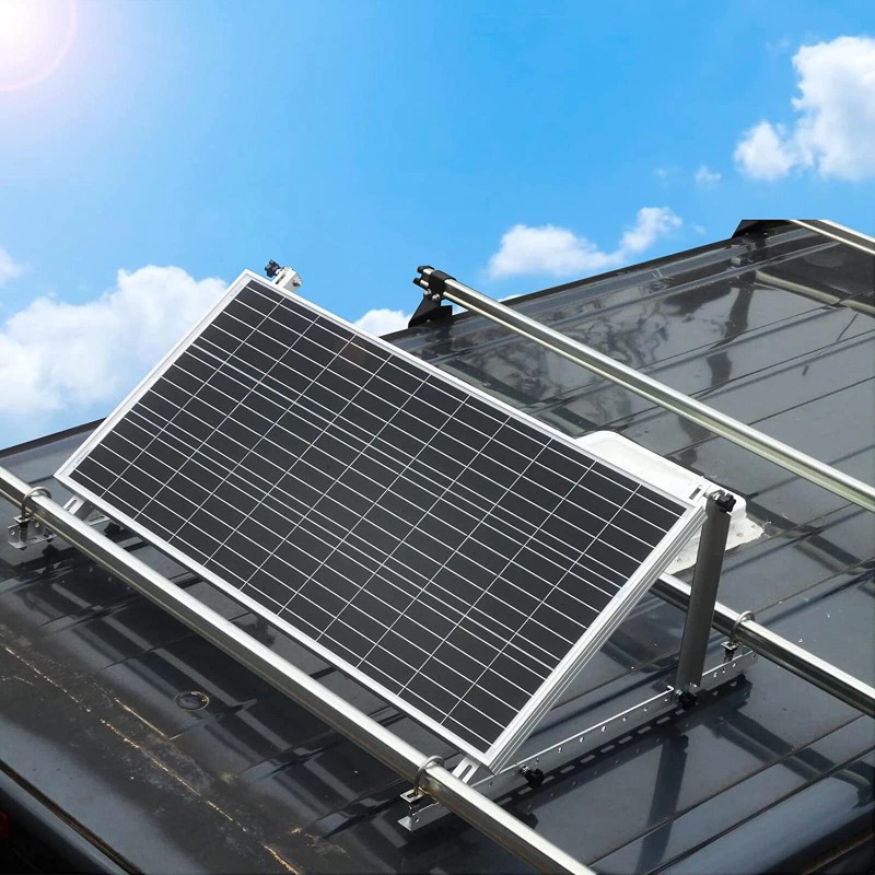 PFCTART 2 Set 45 Inch Solar Panel Bracket Mounting Balcony