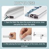 Otoolling 4 Pack 59.4 Inch Poster Rail Hanging Aluminum Clip