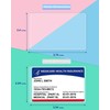6 Pack New Medicare Card Holder Protector Sleeves，12Mil Clear PVC