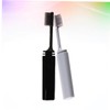 Baluue 4pcs Portable Bamboo Charcoal Toothbrushes for Travel Ergonomic Design