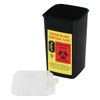 TEONEI Razor Blades Dispenser Case,Small Portable Sharps Container,Razor Blades Disposal