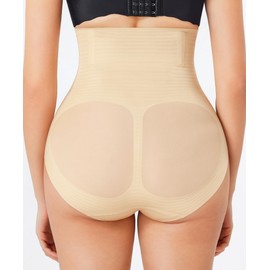 Gotoly Women's Shapewear Tummy Control Shorts High Waisted Butt Lifting Panties body shaper Underwear Girdle(Beige,Large)