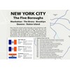 New York City Street Map - 23.2 x 23.2 Inches