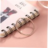 Gatuida 6pcs Metal Bezel for Watch Black Rose Gold Silver