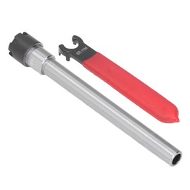 Hilitand Collet Holder ER11 100 Collet Holder Cylinder Shaft Extension Rod with Key for CNC Milling Turning Tool 1-7 mm Clamping Range Collets (C10-ER11M-100L)