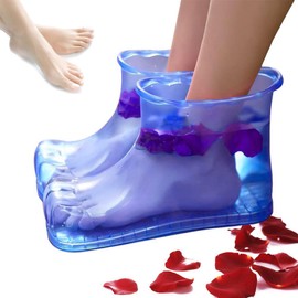 Luxmars Massage Foot Bath Shoes, Foot Soaking Bath Basin, Portable Hook-Type Foot Soaking Tub, Movable Pedicure Foot Tub for Thermal Massage to Promote Blood Circulation