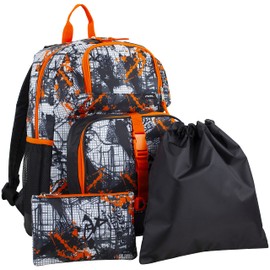 FUEL Everyday 4-Piece Combo Backpack with Lunch Box, Pencil Case and Shoe Pouch - Graffiti