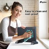 Fomidao Magnetic Knife Holder Block,Black Magnetic Knife Stand for Kitchen