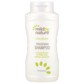 Mild By Nature, Thickening Shampoo, B-Complex + Biotin, Citrus Squeeze, 16 fl oz