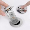 Bathroom Sink Stopper Hair Catcher,Timnamy Drain Filter,Pop up Sink Drain