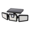 Outdoor Motion Sensor Light Solar Powered 3 Adjustable Heads IP65