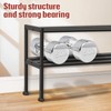 KEETDY Heavy Duty Shoe Rack for Closet Entryway, Stackable Shoe