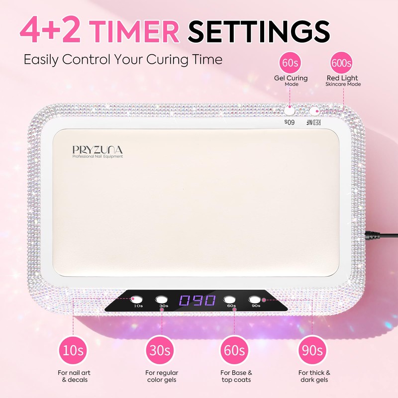 UV LED Nail Lamp, 120W UV Light for Gel Nails