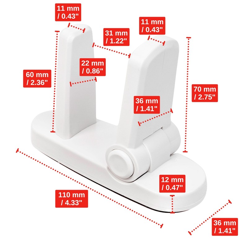 Door Handle Lock for Gluing for Kids and Pets, 2
