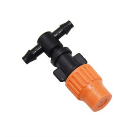 MANHONG Irrigation Dripper Atomization Nozzle Water Control Sprayer DIY Micro Drip Irrigation Plant Self Garden Mist Sprinkler with Hose Connector 100 Pcs