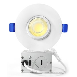 4 Inch Gimbal Led Recessed Light, 2700K/3000K/3500K/4000K/5000K Dimmable Retrofit Eyeball Can Light with Jbox 12W, Waterproof Recessed Lighting for Shower, Recessed Ceiling LED Lights.(4 Pack) ﻿