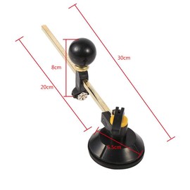 Glass Cutter Tool, Glass Circle Cutter, Circular Glass Cutter, Type Circular Cutter Adjustable Glass Cutting Tool Circular Cutting Cutter with 6 Steel Wheels 40cm Diameter