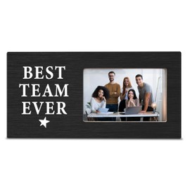 XDFVL Team Picture Frame, Desk Picture Frames for Office，Best Team Ever, Picture Frames for Desk at Work, Appreciation Gifts for Coworkers, Employee Appreciation Gifts, Photo Frame 12x6