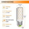 XIMNCHNI E27 LED Bulb 12 W Equivalent to 100 W-130