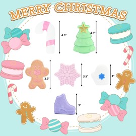 Oahiwlh Christmas Bath Bombs - 6 Pack Handmade Bath Bombs Set - Natural Organic Showe...