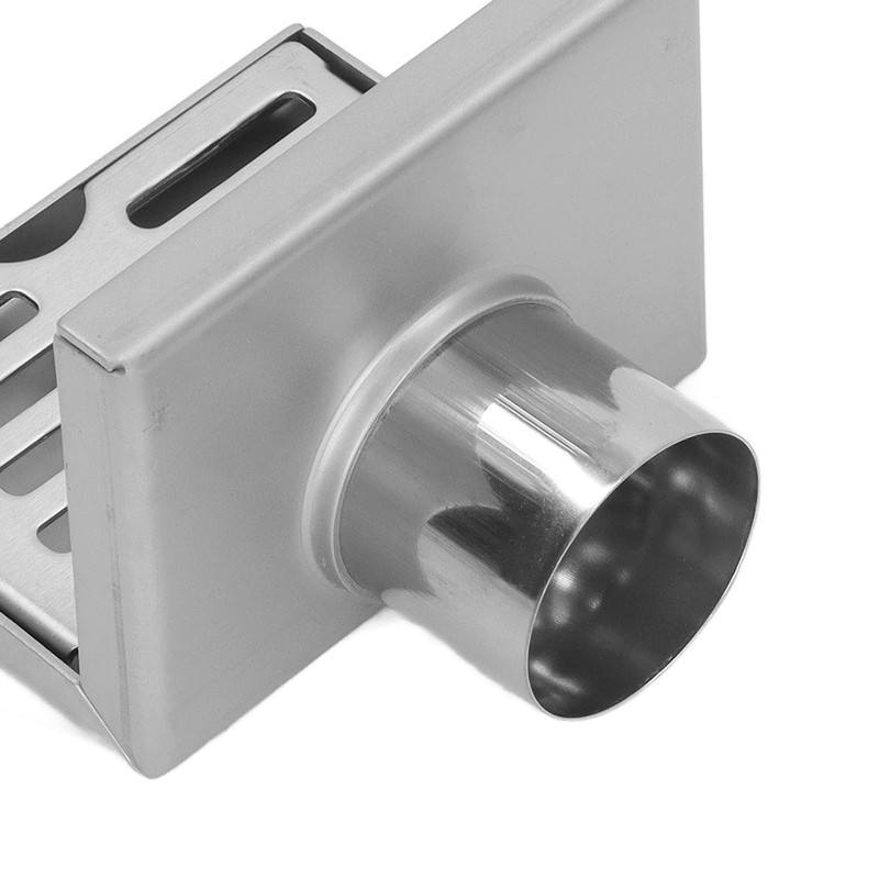 Corner Floor Drain 304 Stainless Steel Surfaces Drawing Process L