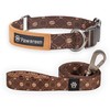 Premium Dog Collar and Leash Set,Pawereen Heavy Duty Collar and