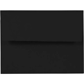 JAM PAPER #10 Business Premium Envelopes - 4 1/8 x 9 1/2 - Smooth Black - 100/Pack