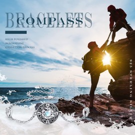 REDSUN Women's Bracelet 925 Sterling Silver Koala/Butterfly/Evil Eye/Sloth/Compass/Tree of Life Bracelet Adjustable Bracelet for Women Girls Wife Mother Daughter