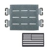 TAXATM Large Molle Patch Panel with Laser Cutting Loop, Molle