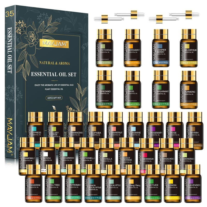 MAYJAM MAYJAM 35PCS Essential Oil Gift Set and 30ML Vanilla