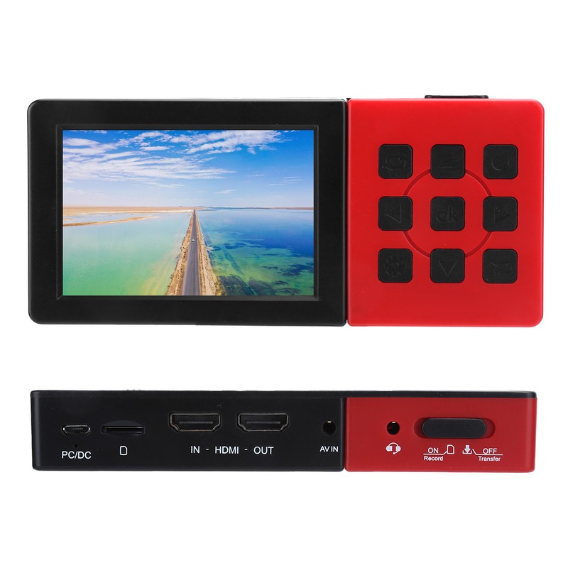Portable High Definition Video Recording Box Playback Onekey Convert Video