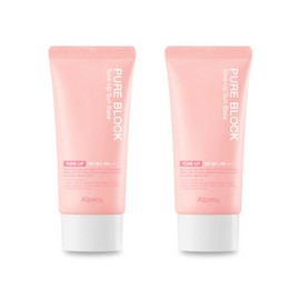 비바랜드 Apieu Sun Cream Tone-Up Pure Block Sun Base 50ml X 2