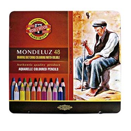 KOH-I-NOOR 3727 Mondeluz Aquarell Coloured Pencils - Assorted Colour (Set of 48)