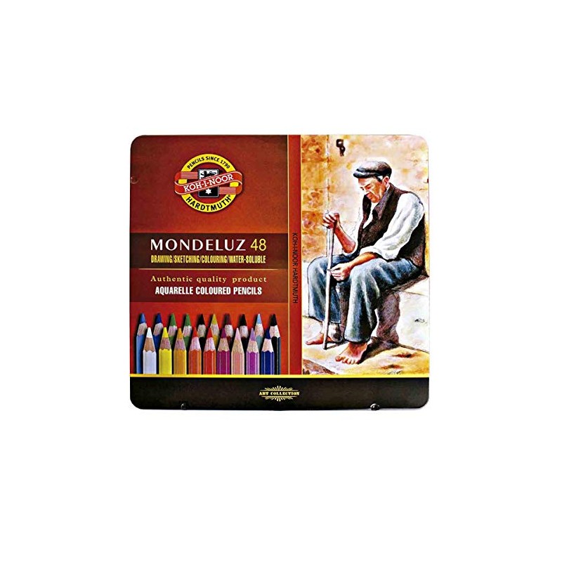 KOH-I-NOOR 3727 Mondeluz Aquarell Coloured Pencils - Assorted Colour (Set