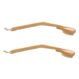 Ipetboom Shower Body Scrubber Extended Handle Dry Brushing Body Brush Back Brush for Gentle Massage