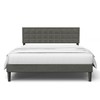 Nazhura Full Size Bed Frame Upholstered Modern Low Profile Platform