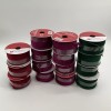 Celebrate It Wired Green Velvet Ribbon Spool Christmas Crafting 2.5”