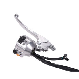 Honda Plated Switch Box Clutch Lever Unit 7/8'' 22mm Handlebar Left and Right Set CB250T CB400T CB250N CB400N Hawk 2 Bub, etc. Old Car External Product