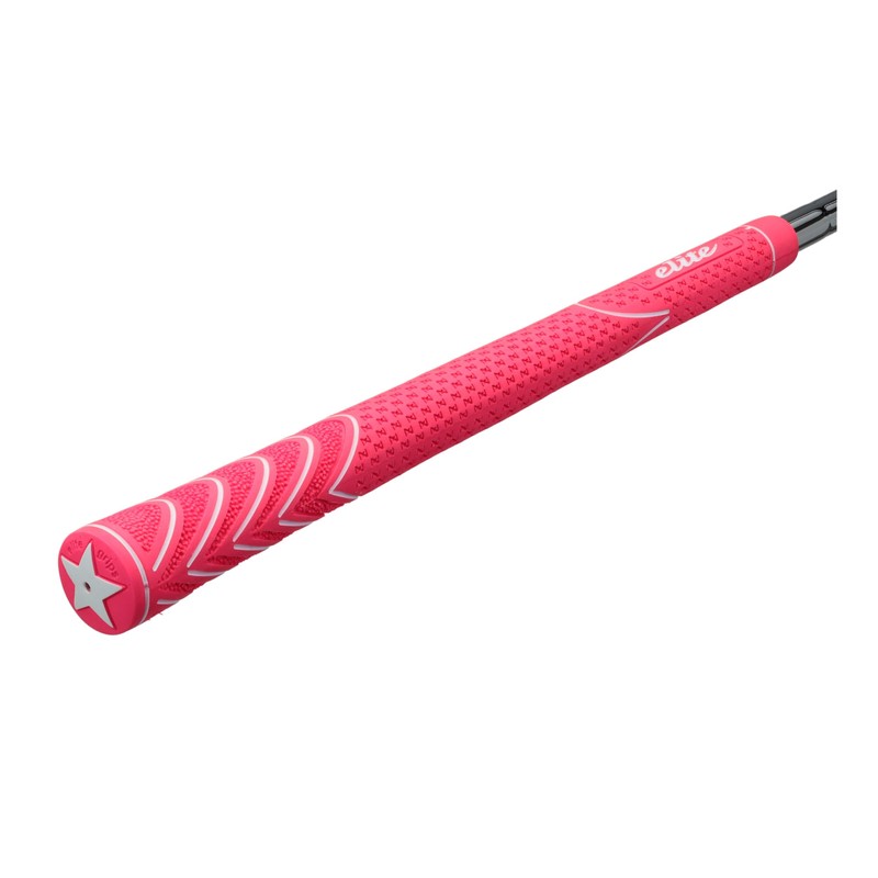 elitegrips Stinglace Rim Golf Grips, Set of 10, Backlined, Pink