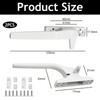 Yuiturt 2 Pcs Window Handle, Double Glazing UPVC Window Handles,